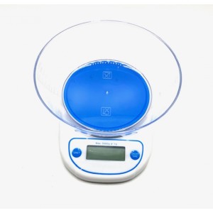 Digital scales with bowl