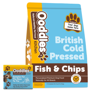 Fish & Chips Cold Pressed with added Turmeric